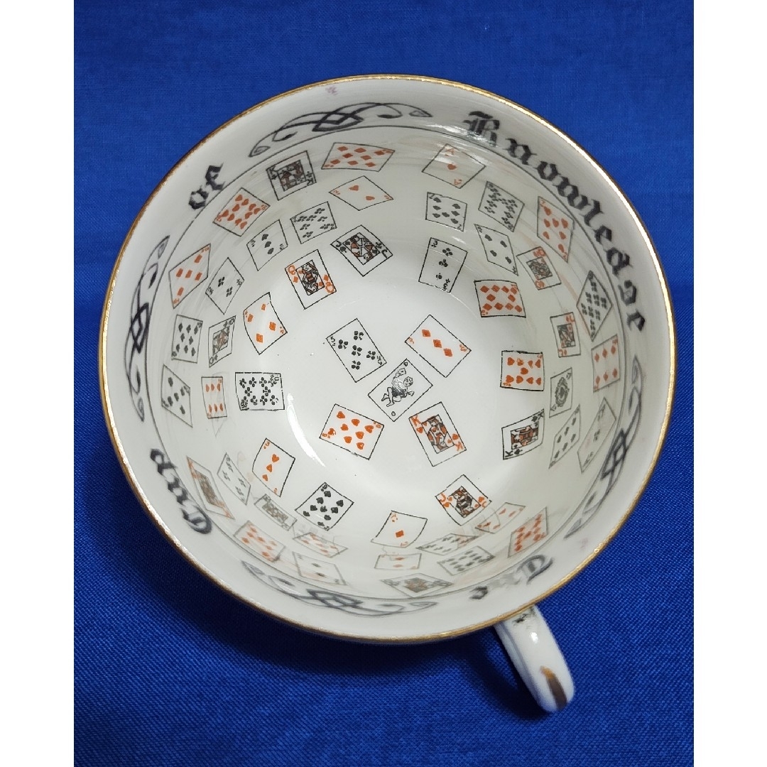 Aynsley China(エインズレイ)のレア エインズレイ 1924年 フォーチュン 紅茶占い カップ&ソーサー ローズ インテリア/住まい/日用品のキッチン/食器(食器)の商品写真