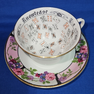 エインズレイ(Aynsley China)のレア エインズレイ 1924年 フォーチュン 紅茶占い カップ&ソーサー ローズ(食器)