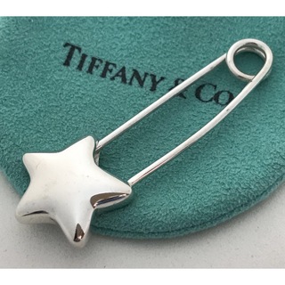 ティファニー(Tiffany & Co.)のTiffany 星　安全ピンブローチ希少(ブローチ/コサージュ)