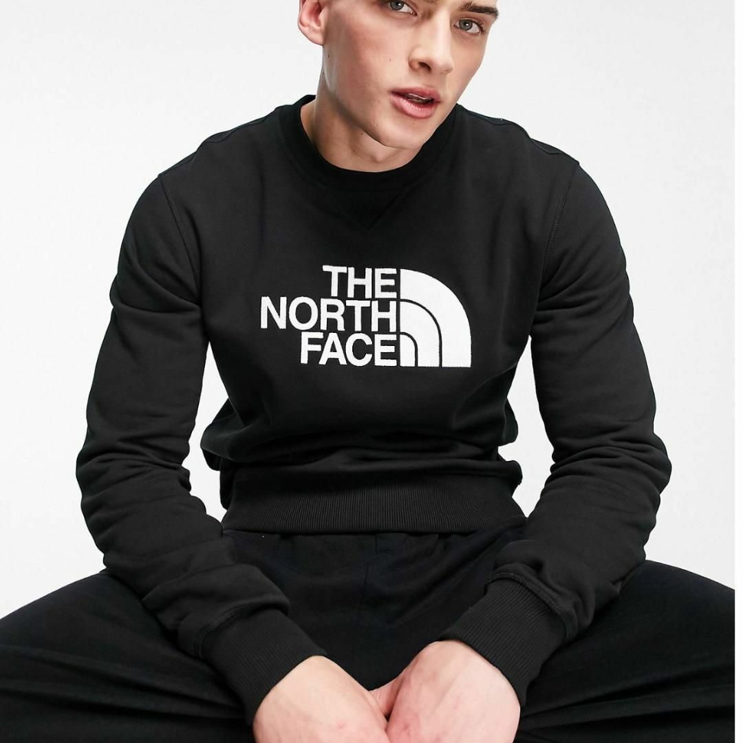 THE NORTH FACE(ザノースフェイス)の海外限定 新品 THE NORTH FACE スウェット ブラック メンズのトップス(スウェット)の商品写真