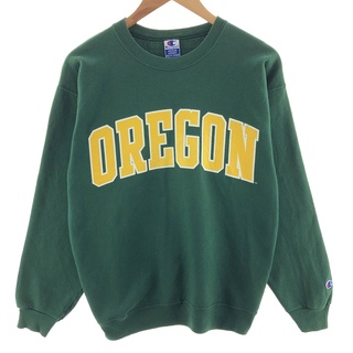 チャンピオン(Champion)の古着 90年代 チャンピオン Champion オレゴン州 OREGON プリントスウェットシャツ トレーナー メンズM ヴィンテージ /eaa391157(スウェット)