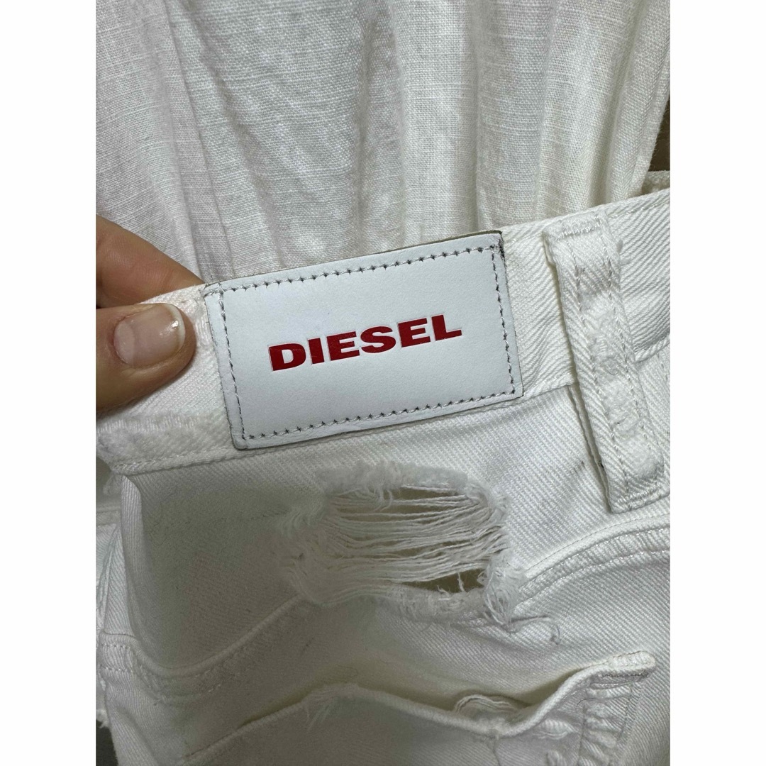 DIESEL(ディーゼル)の【ディーゼル】ドッキングワンピース　白　ミニスカート レディースのワンピース(ミニワンピース)の商品写真