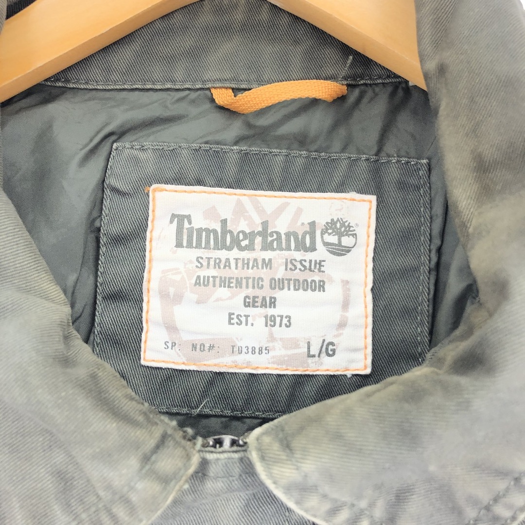 Timberland(ティンバーランド)の古着 ティンバーランド Timberland ミリタリージャケット メンズL /eaa426224 メンズのジャケット/アウター(ミリタリージャケット)の商品写真