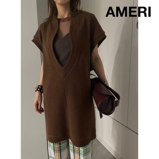 アメリヴィンテージ(Ameri VINTAGE)の新品タグ付き AMERI レイヤード トップス セット チュニック(ベスト/ジレ)