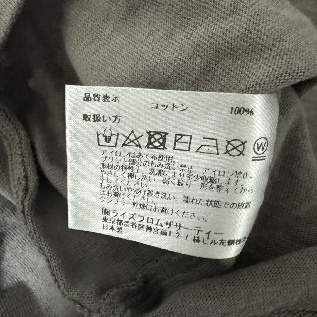 AMERICANA(アメリカーナ)の【人気】Americana 長袖　ロンTシャツ　グレー　レディース　ジーンズ レディースのトップス(Tシャツ(長袖/七分))の商品写真