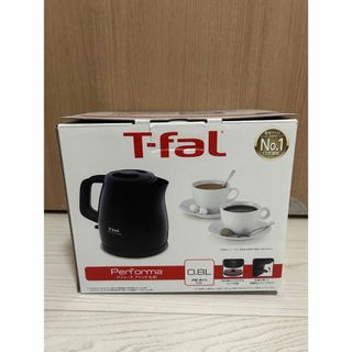 ティファール(T-fal)のティファール T-fal パフォーマ ブラック 電気ケトル0.8L コンパクト (電気ケトル)