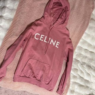 セリーヌ(celine)のCELINE パーカー ピンク(パーカー)