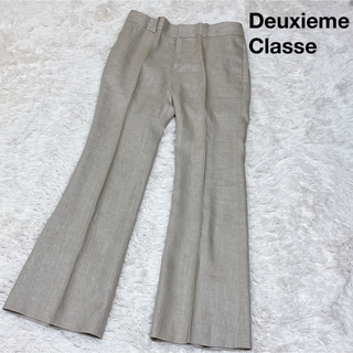 ドゥーズィエムクラス(DEUXIEME CLASSE)のDeuxieme Classe リネンパンツ ロング 麻 スラックス(カジュアルパンツ)