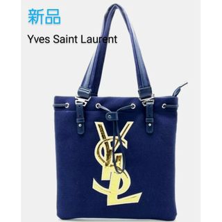 イヴサンローラン(Yves Saint Laurent)の新品★Yves Saint Laurent ノベルティ トートバッグ ネイビー(トートバッグ)