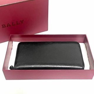 バリー(Bally)のBALLY バリー 長財布 メンズ ラウンドファスナー ブラック(長財布)