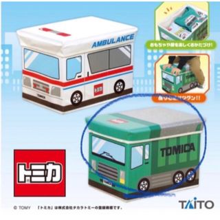 タカラトミー(Takara Tomy)の【新品】トミカ　おかたづけボックスチェア ダンプカー(ケース/ボックス)