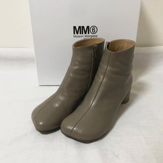 エムエムシックス(MM6)のMM6 マルジェラ Anatomic 70 スクエアブーツ タビブーツ ヒール(ブーツ)