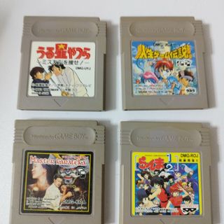 ゲームボーイ(ゲームボーイ)のゲームボーイソフト4本(携帯用ゲームソフト)