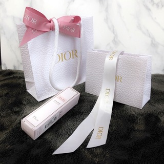 ディオール(Dior)の【Dior】ピンクリボン付きショッパー/リボン付きボックス/ソリッドパフューム箱(ショップ袋)