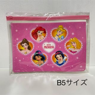 【即購入OK★】ディズニープリンセス　B5サイズ連絡袋　ジッパーファイル