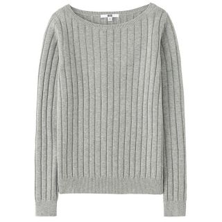 ユニクロ(UNIQLO)の【売り切れました！】☆美品☆ユニクロ コットンカシミヤワイドリブセーター(ニット/セーター)