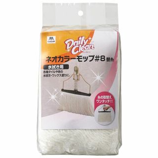 山崎産業 水拭き フロアモップ 交換用 替糸 スペア デイリークリーン (Dai(日用品/生活雑貨)