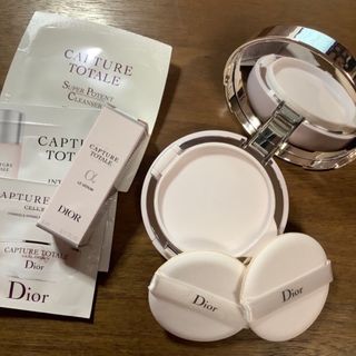 ディオール(Dior)のディオール◆カプチュールドリームスキンモイストクッション用ケース サンプル付き(化粧下地)