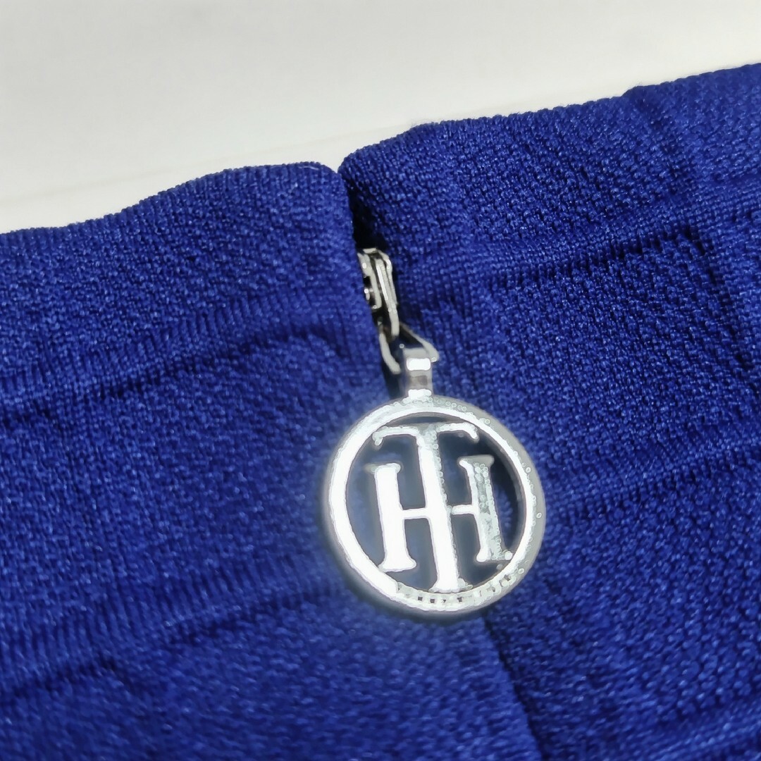 TOMMY HILFIGER(トミーヒルフィガー)の美品【TOMMY HILFIGER】チェック ノースリーブ タイト ワンピース レディースのワンピース(ひざ丈ワンピース)の商品写真