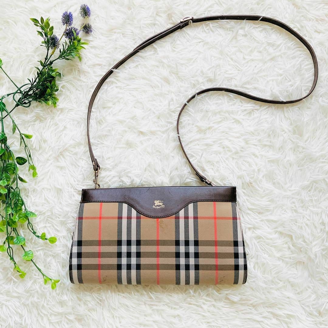 美品 バーバリー チェック ハンドバッグ ショルダー - バッグ 美品 バーバリー チェック ハンドバッグ ショルダー - バッグ