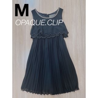 オペークドットクリップ(OPAQUE.CLIP)の中古　オペーク　パーティードレス　プリーツドレス(ミニドレス)