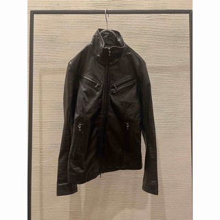 00s archive fuga leather gimmick jacket