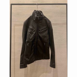 FUGA - 00s archive fuga leather gimmick jacket