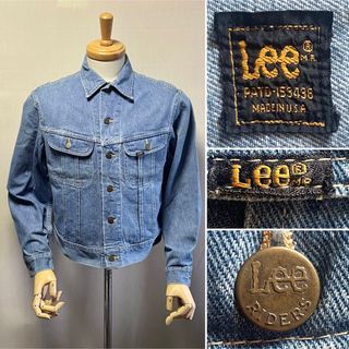 リー(Lee)の80s Lee Denim Jacket Made in USA Size 40(Gジャン/デニムジャケット)