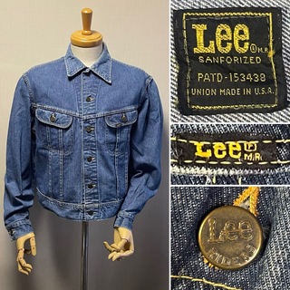 リー(Lee)の70s Lee Denim Jacket Made in USA Size 44(Gジャン/デニムジャケット)