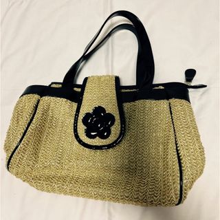 マリークワント(MARY QUANT)のマリークワント   かごトートバッグ　 美品(トートバッグ)