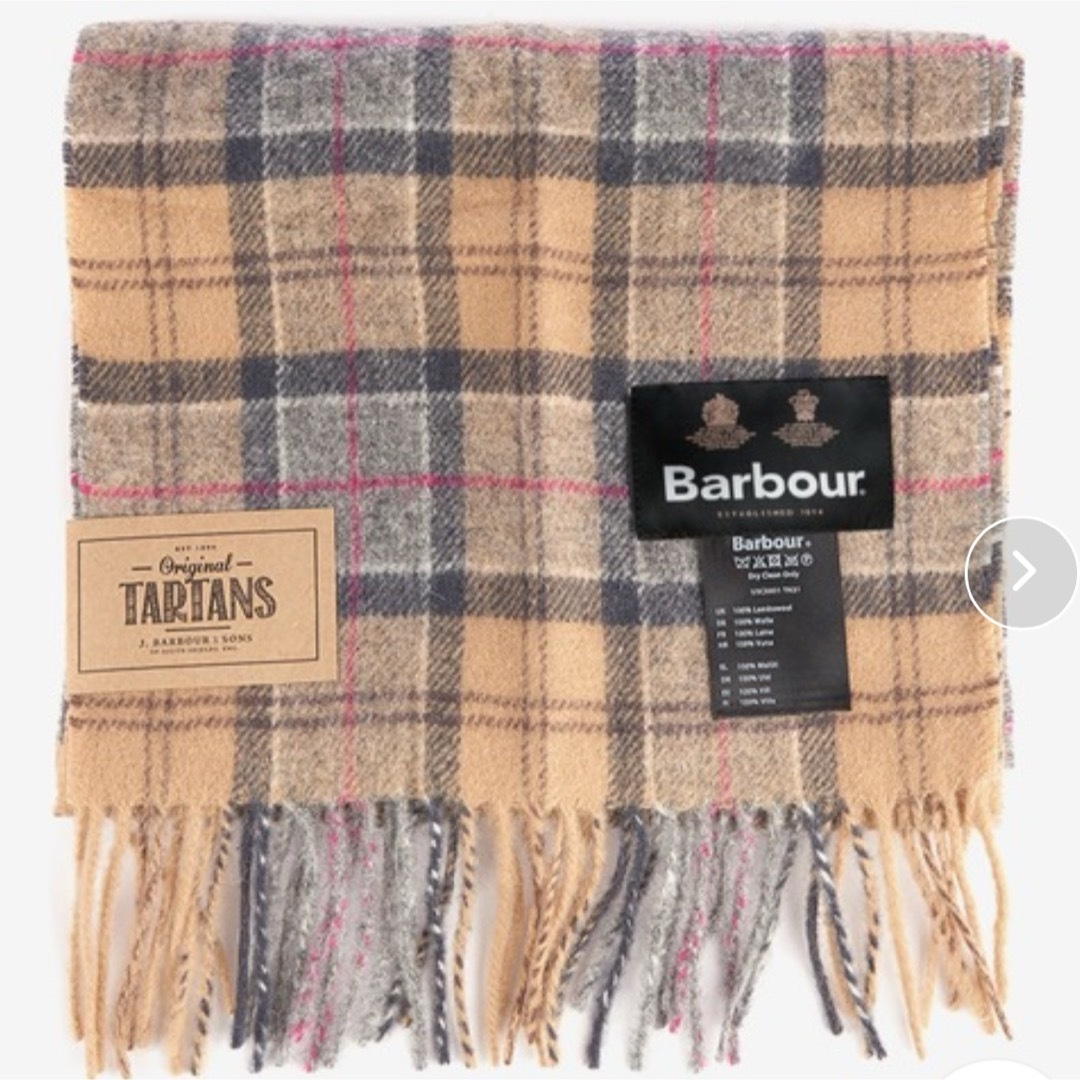 Barbour(バーブァー)のBarbour チェックマフラー メンズのファッション小物(マフラー)の商品写真