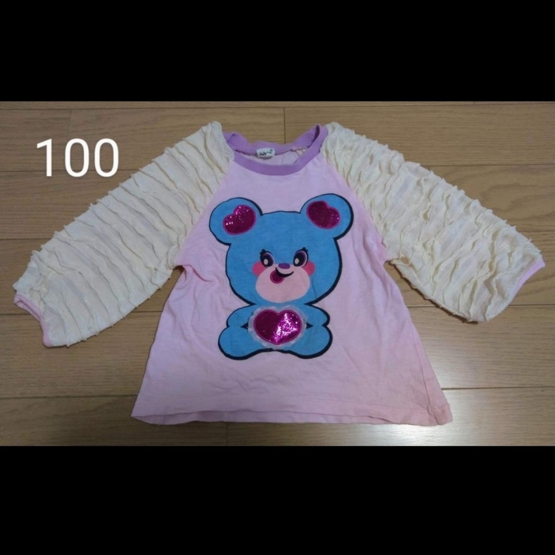 Skip Land(スキップランド)のスキップランド　100サイズ　カットソー キッズ/ベビー/マタニティのキッズ服女の子用(90cm~)(Tシャツ/カットソー)の商品写真