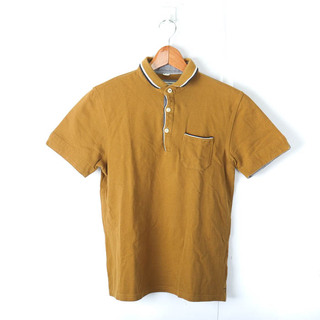 イッカ ポロシャツ トップス カットソー シンプル メンズ Mサイズ ブラウン ikka(ポロシャツ)