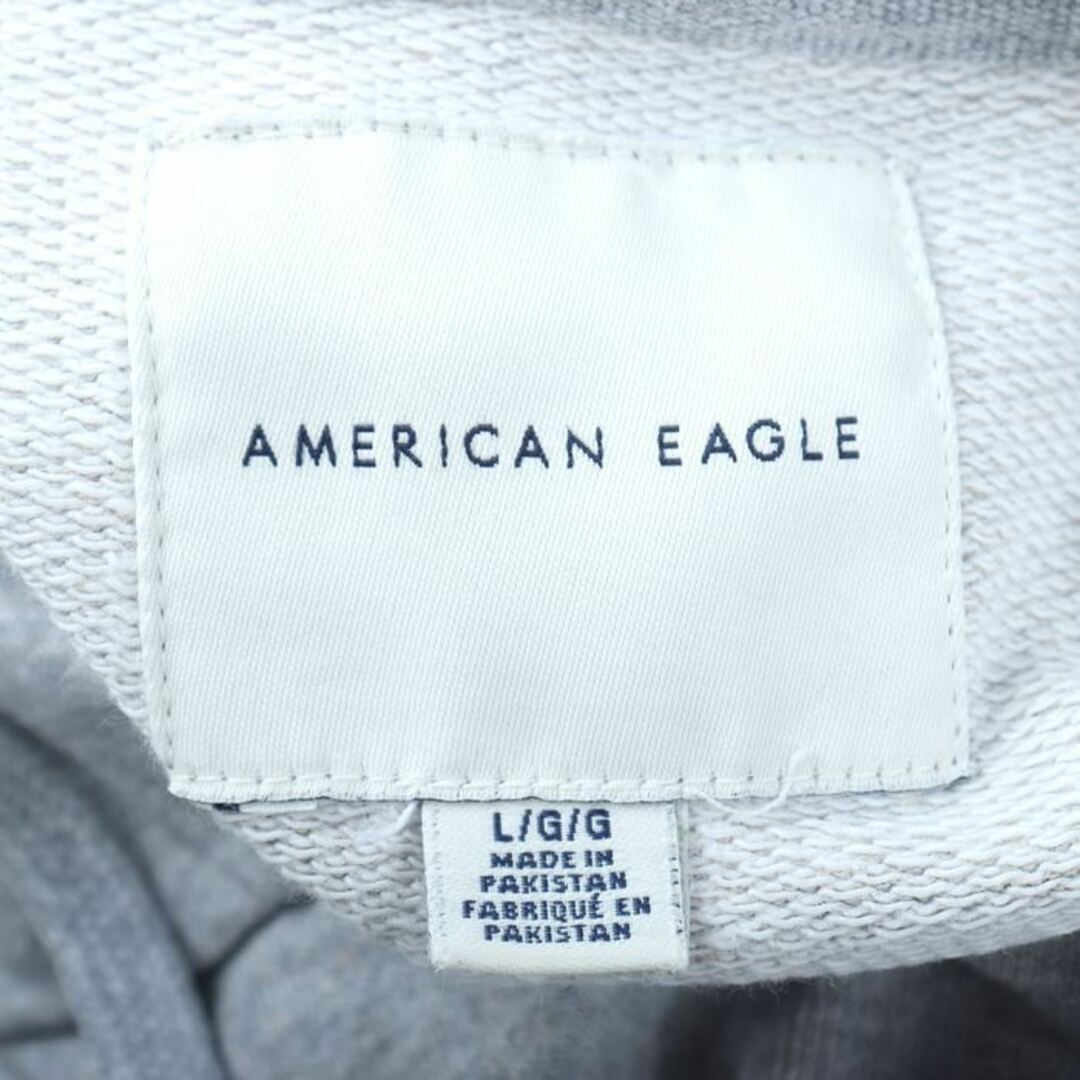 American Eagle(アメリカンイーグル)のアメリカンイーグル パーカー トップス スウェット プルオーバー  メンズ Lサイズ グレー American Eagle メンズのトップス(パーカー)の商品写真