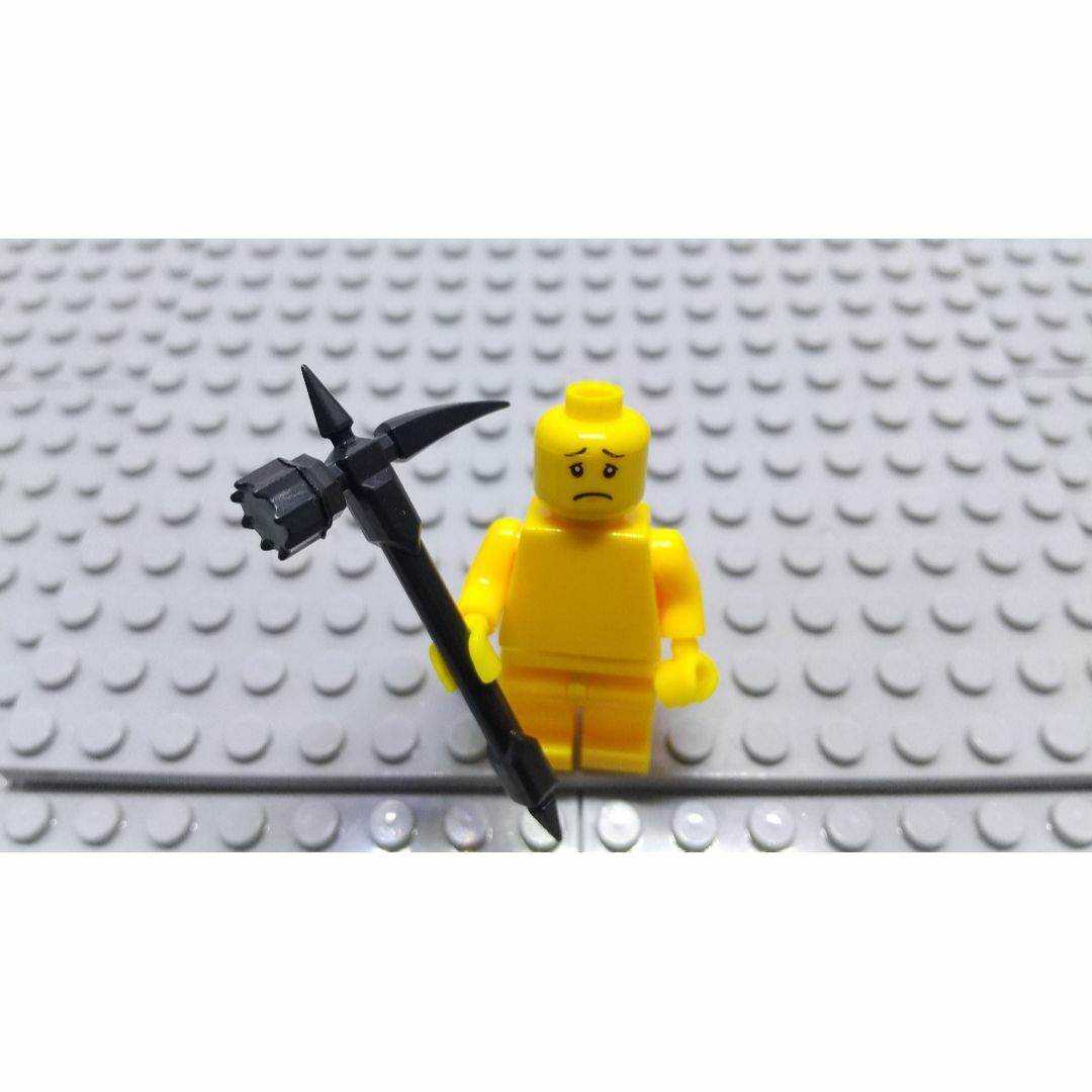 ハンマーアックス　LEGO互換　レゴ武器　ダグダ　モンハン　中世ヨーロッパ エンタメ/ホビーのフィギュア(SF/ファンタジー/ホラー)の商品写真