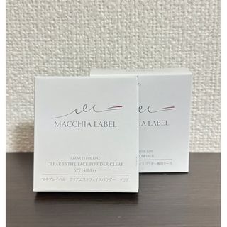 Macchia Label - 新品⭐︎【マキアレイベル】クリアエステフェイスパウダークリア(ケース・パフ付)