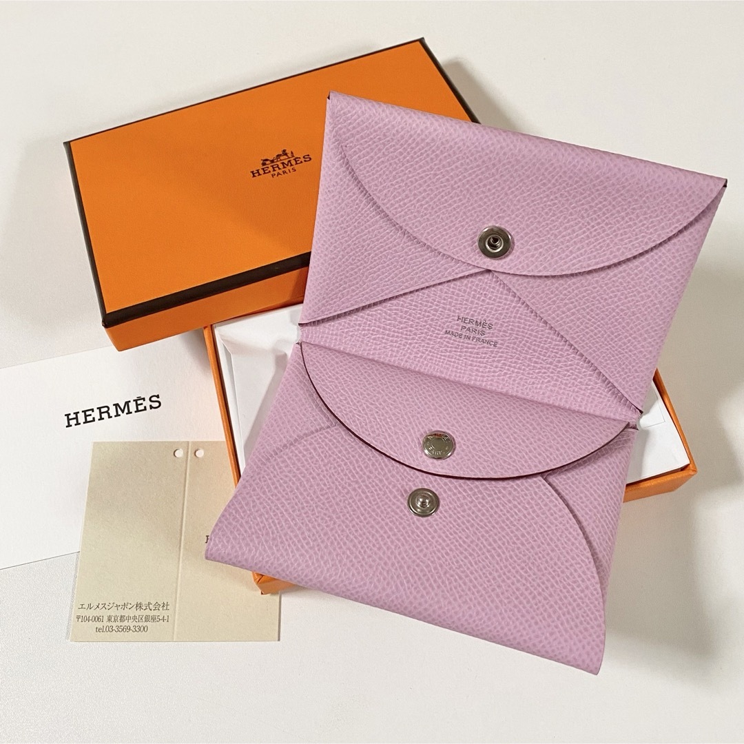 Hermes(エルメス)のHERMES◆カルヴィデュオ◆モーヴシルベストル◆新品 レディースのファッション小物(財布)の商品写真