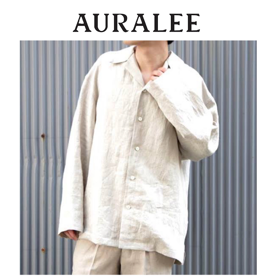 AURALEE リネンギャバジンオーバーシャツ 上代4.6万