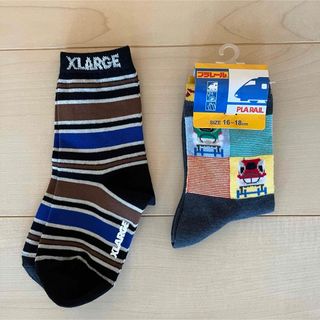 XLARGE - エクストララージ　プラレール　靴下