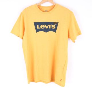 リーバイス(Levi's)のリーバイス 半袖Tシャツ トップス カットソー フロントデザイン メンズ Mサイズ イエロー Levi's(Tシャツ/カットソー(半袖/袖なし))