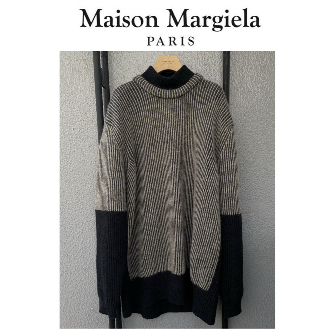 Maison Martin Margiela(マルタンマルジェラ)のMaison Margiela ドッキングニット M 上代12万 メンズのトップス(ニット/セーター)の商品写真