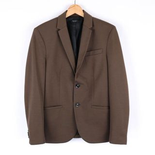 ザラ(ZARA)のザラ テーラードジャケット アウター スーツ ESSENTIALS メンズ Sサイズ ブラウン ZARA(テーラードジャケット)