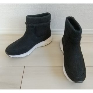 （723）MICHEL KLEIN ブラック ショートブーツ（23.5cm）(ブーツ)