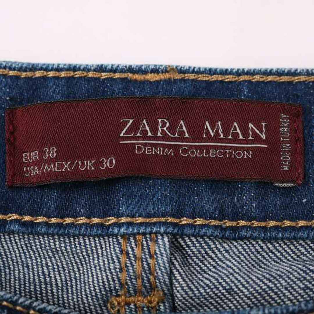 ZARA(ザラ)のザラ デニムパンツ ジーンズ スキニー シンプル デニムコレクション メンズ 38サイズ ブルー ZARA メンズのトップス(ジャージ)の商品写真