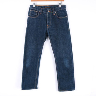 ヌーディジーンズ(Nudie Jeans)のヌーディージーンズ デニムパンツ ストレート ジーンズ イタリア製 ヒーローインターナショナル メンズ 31サイズ ブルー Nudie Jeans(ジャージ)