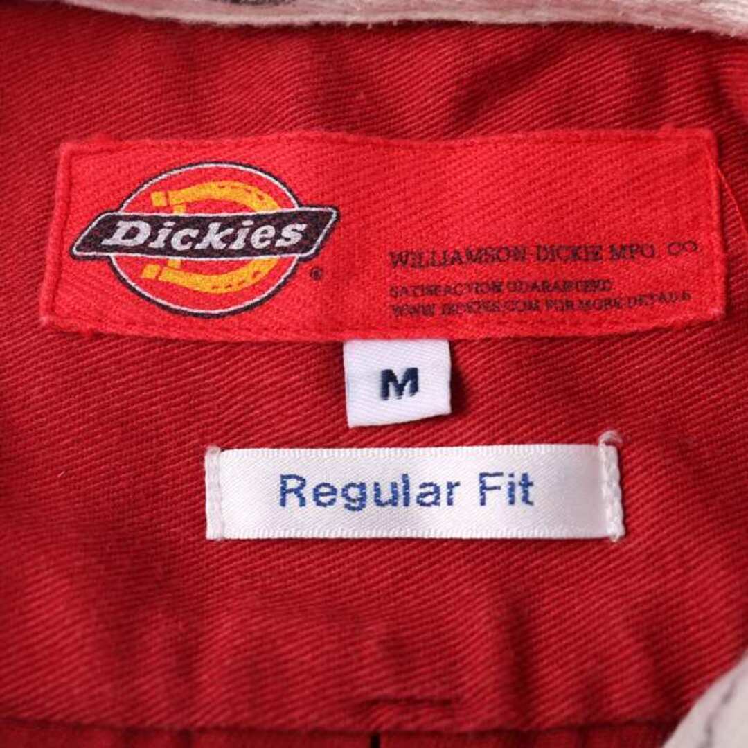 Dickies(ディッキーズ)のディッキーズ 半袖シャツ トップス カットソー レギュラーフィット 文字刺? メンズ Mサイズ レッド Dickies メンズのトップス(シャツ)の商品写真