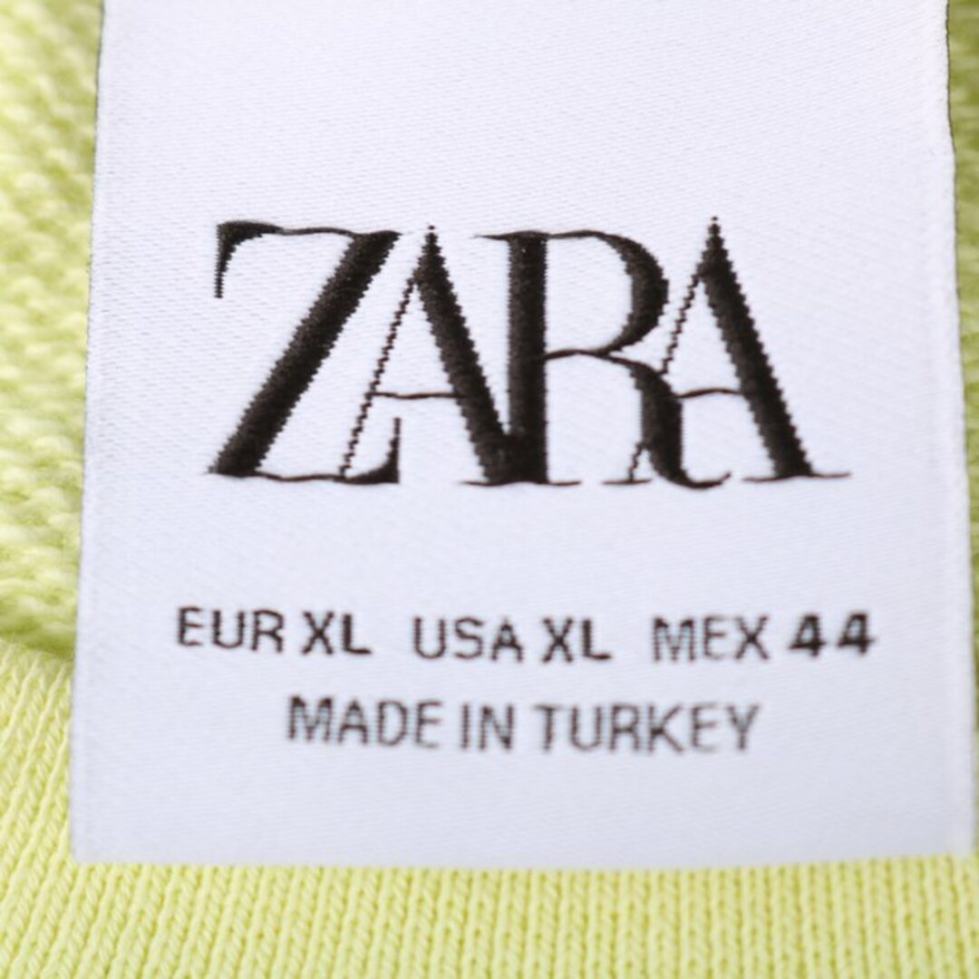 ZARA(ザラ)のザラ スウェット トップス トレーナー シンプル カットソー メンズ XLサイズ イエロー ZARA メンズのトップス(スウェット)の商品写真