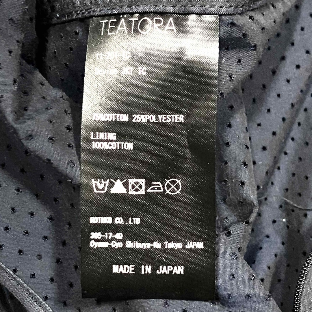 TEATORA テアトラ Device JKT TC ネイビー サイズ48 TEATORA テアトラ Device JKT TC ネイビー サイズ48