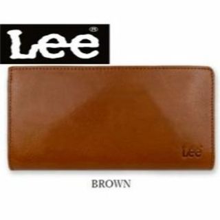 リー(Lee)の【ブラウン】 Lee リー 高級イタリアンレザー ウォレット 長財布(長財布)