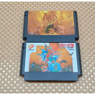 コナミ(KONAMI)のファミコン　グーニーズ　2本セット(家庭用ゲームソフト)